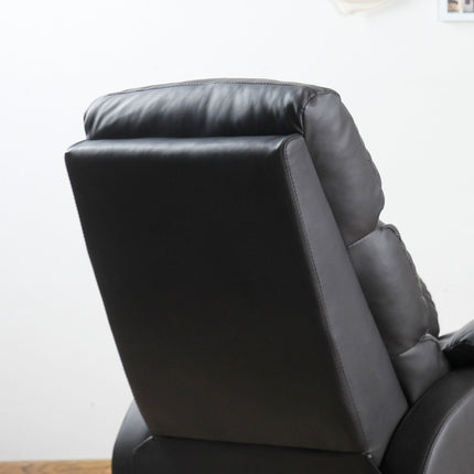 Relaksācijas krēsls, TV krēsls, dīvāna krēsls, atzveltnes krēsls, leņķa rakstāmgalds ar centrālā procesora statīvu, regulējams, ergonomisks, mākslīgā āda, brūns, 75 x 92 x 99 cm