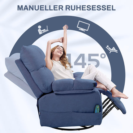 Relaksācijas krēsls ar masāžas funkciju, elektriskais TV krēsls ar sildīšanas funkciju, atgāšanās funkcija, rotējošs masāžas krēsls ar atsperu sistēmu