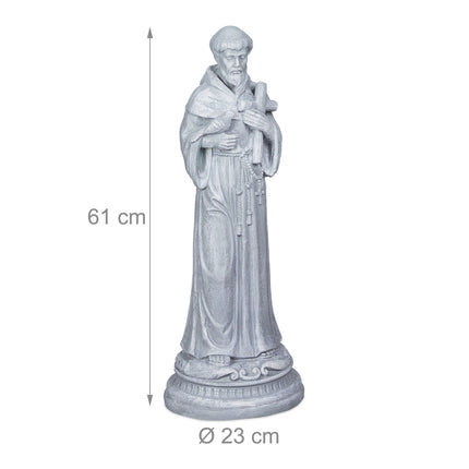Reliģiska dārza statuja