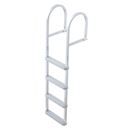 Removable Dock Ladder, 4-Step Aluminum, 500 lb Capacity