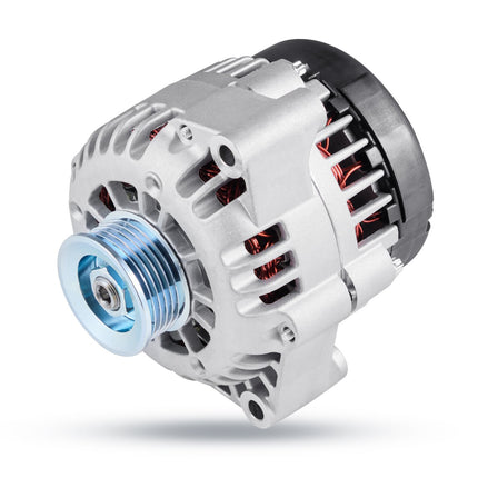 Replacement Alternator 12V, 6-Groove Pulley, Aluminum