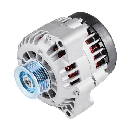 Replacement Alternator 12V, 6-Groove Pulley, Aluminum