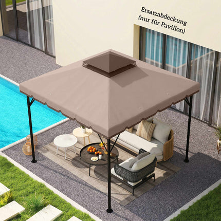 Rezerves nojume 3x3m dārza nojumei, UPF 30+ poliesters