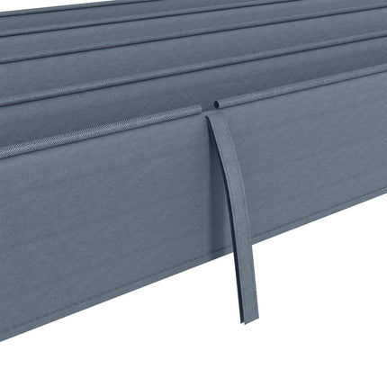 Pergolas jumta nomaiņa, aptuveni 3 x 2,5 m, pergolas ēnojums, pergolas jumts ar UV aizsardzību, 3 x 2,15 m, tumši pelēks