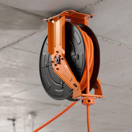 Retractable Air Hose Reel 15m 3/8in, 300 PSI, Auto Rewind