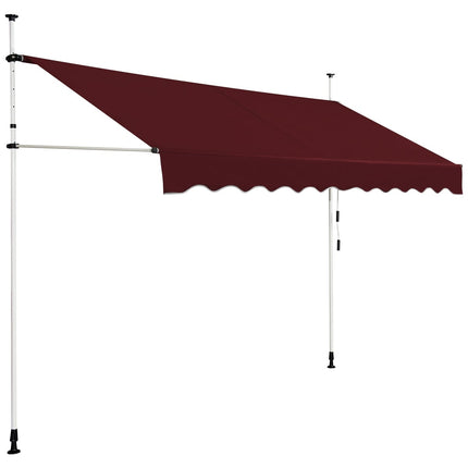 Izvelkama balkona markīze, 300 cm, UV izturīga, regulējama