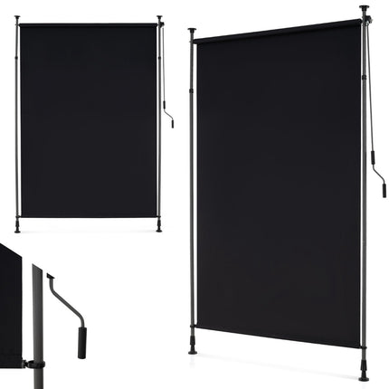 Izvelkams āra rullo aizslietnis, kloķis, 150 cm, 220-310 cm