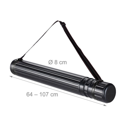 Retractable poster roll
