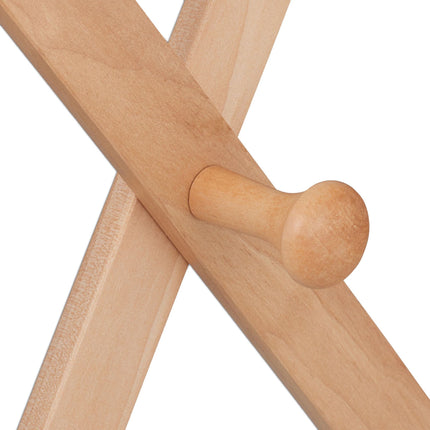 Izvelkams sienas drēbju pakaramais no koka