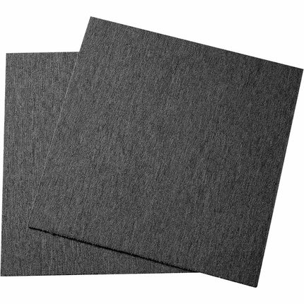 Reusable Carpet Tiles 20x20, Padded, 20-Pack, Dark Gray