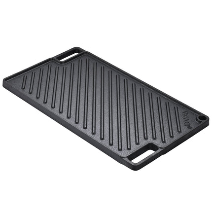 Reversible Cast Iron Grill Griddle, 9.7 x 16.7 in
