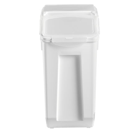 Rice Storage Containers 2-Pack, 20L Each, Airtight, Wheels, 2 Cups