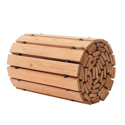 Roll-Out Cedar Garden Walkway, Non-Slip, 12 ft x 17 in