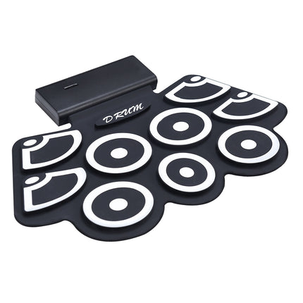 Sarullējams elektronisko bungu pads, USB MIDI, Bluetooth, austiņu ligzda