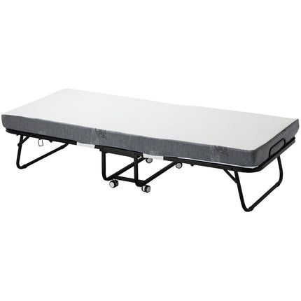 Rollaway Bed, Twin Folding Bed, Memory Foam, 300 lb