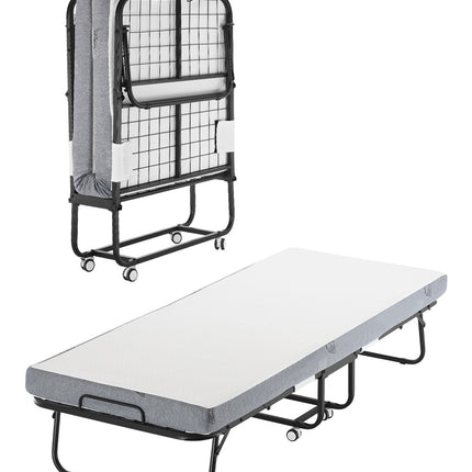 Rollaway Bed, Twin Folding Bed, Memory Foam, 300 lb