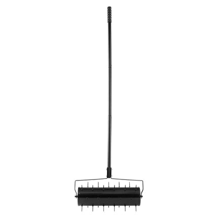 Rolling Lawn Aerator 21-Inch, 33 Iron Spikes, Detachable Handle