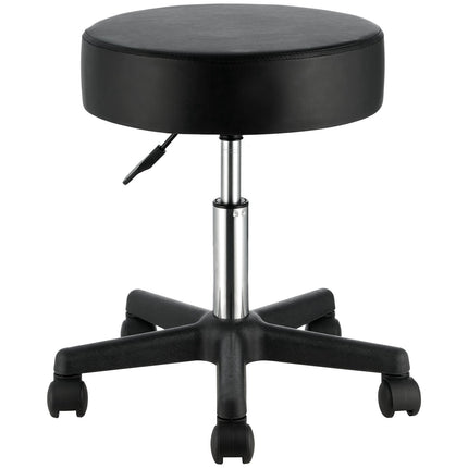 Rolling Stool with Wheels, Adjustable Height, Swivel, 400 lb