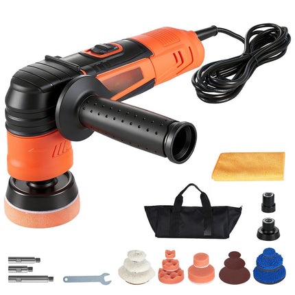 Rotary Car Polisher 600W, 6-Speed, 30-76 mm Kit