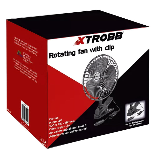 Rotācijas ventilators ar klipsi Xtrobb 23194