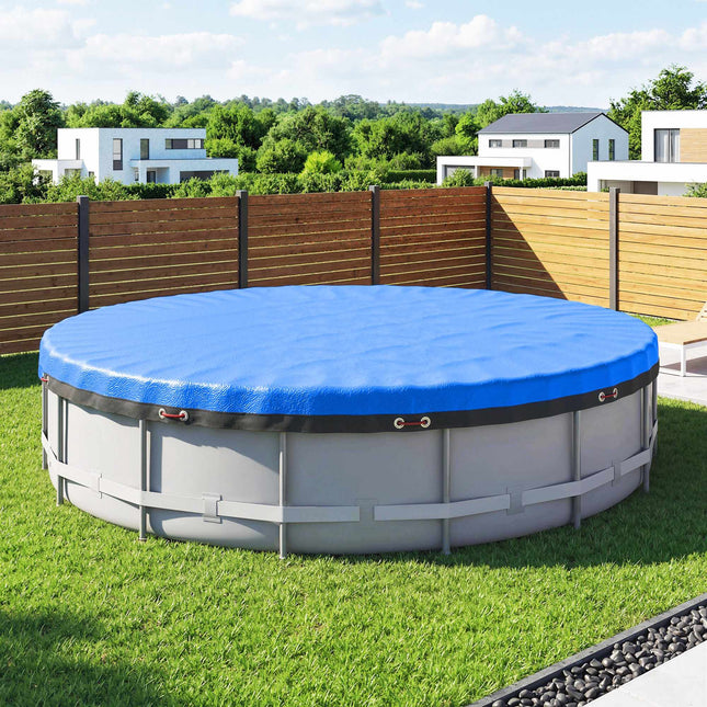 Apaļš baseina pārsegs Ø450 cm, putekļu un ūdensnecaurlaidīgs ar drošu pievilkšanu