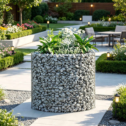 Apaļš tērauda gabions stādīšanai – 90 x 80 cm