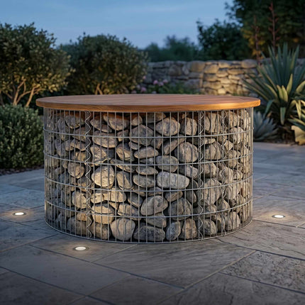 Apaļš tērauda gabions stādīšanai – 90 x 80 cm