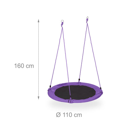 Apaļas bo-šūpoles 110 cm