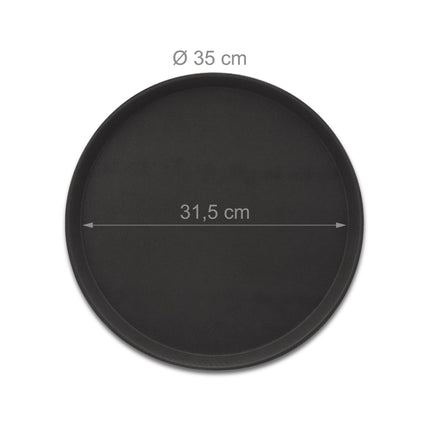 Apaļu servēšanas paplāšu komplekts, 5 gab., 35 cm