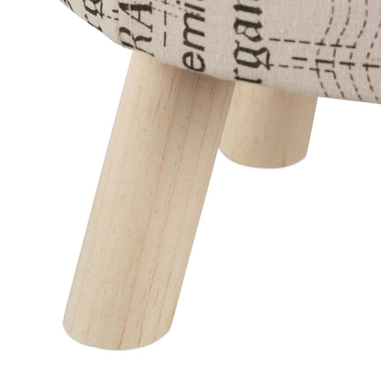 Apaļš krēsls ar auduma apdari