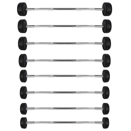 Ar gumiju pārklāts stienis, 40 kg, izturīgs rokturis