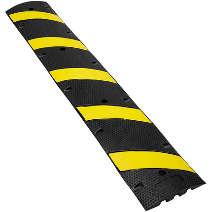 Rubber Speed Bump 183 x 30 cm, 2-Channel, 10,000 kg