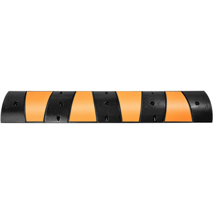Rubber Speed Bump, 6 ft 2-Channel Cable Protector Ramp