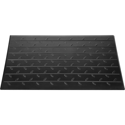 Rubber Threshold Ramp 6.5 cm Rise, 3-Channel, 1000 kg