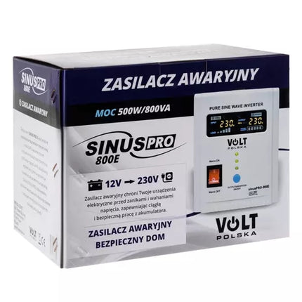 SINUS PRO 800 E 12/230 W avārijas barošanas avots
