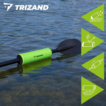 SUP dēļa airu pludiņš, 30 cm zaļš NBR putu peldspējas rādītājs