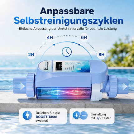 Sālshlora ģenerators baseiniem līdz 18 m³, 4 g/h