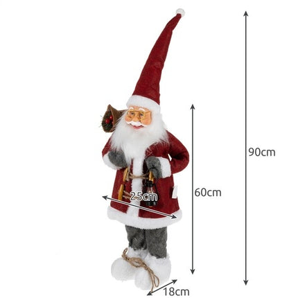 Ziemassvētku vecīša figūriņa 60 cm Ruhhy 22354