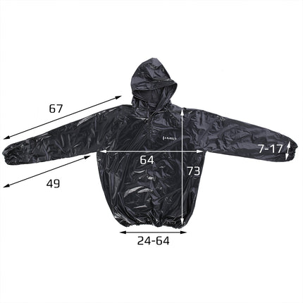 Pirts tērps svara zaudēšanai, unisex, svīšanu veicinošs