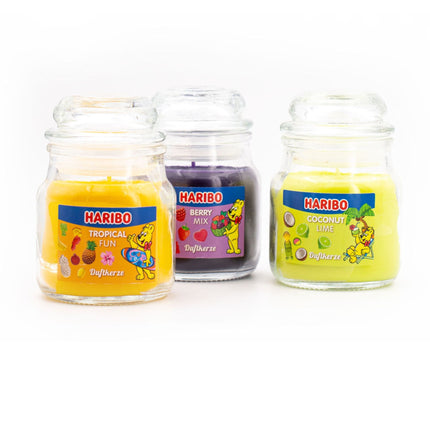 Aromātisko sveču dāvanu komplekts - 3 stikla burciņu sveces