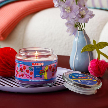 Aromātiskās sveces burciņa, 300g - Augļu un saldie aromāti