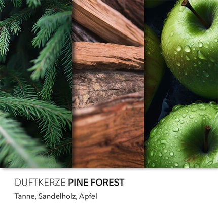 Aromātiskā svece ar divām daktis relaksācijai