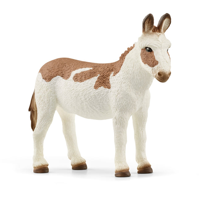 Schleich Farm World Amerikāņu raibais ēzelis