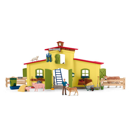 Schleich Farm World rotaļu komplekts Liela ferma ar dzīvniekiem