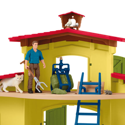 Schleich Farm World rotaļu komplekts Liela ferma ar dzīvniekiem