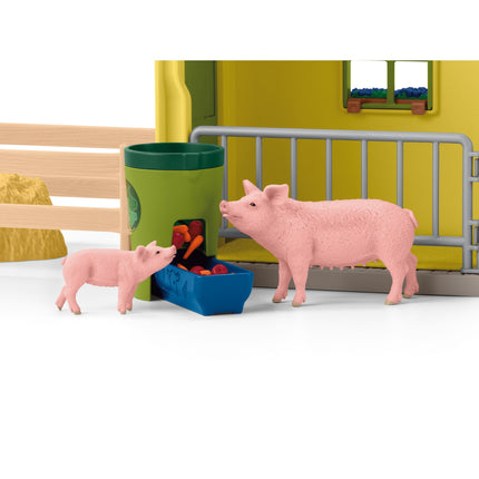 Schleich Farm World rotaļu komplekts Liela ferma ar dzīvniekiem