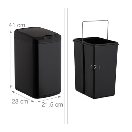 Sensoru atkritumu konteiners 12 l
