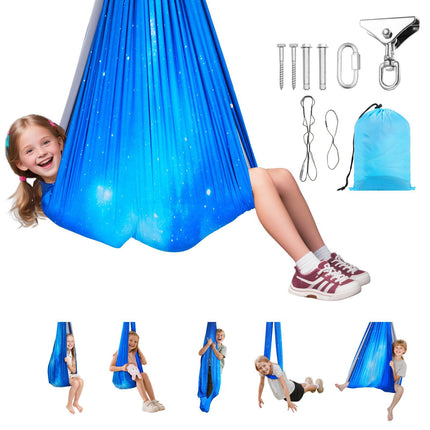 Sensory Swing Hammock, Double-Layer Spandex, 300 lb