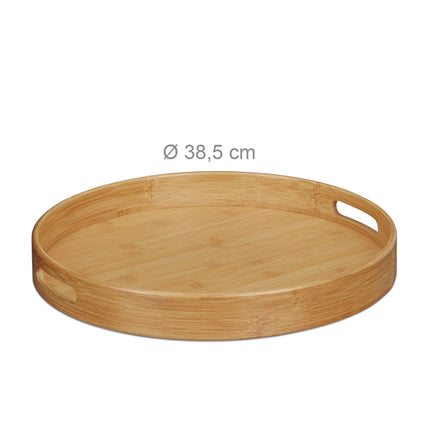 Serving tray Bamboo Round
