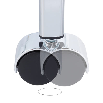 Servēšanas ratiņi hromā un stiklā